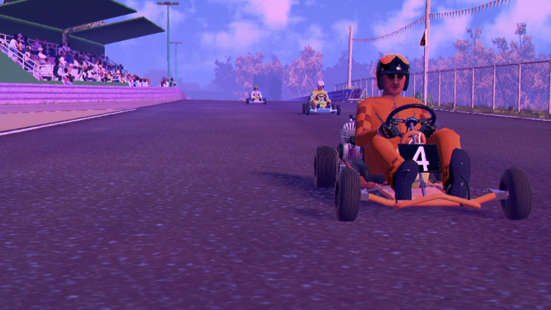 Vesper leading a pack at Mignonvyl.